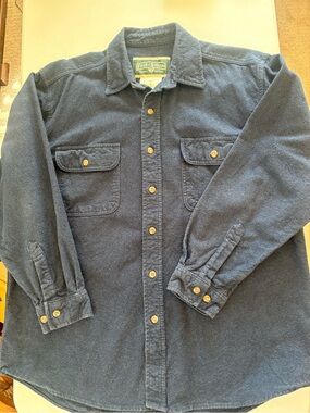 Field & Stream Navy Blue Fleece Shirt Jacket
